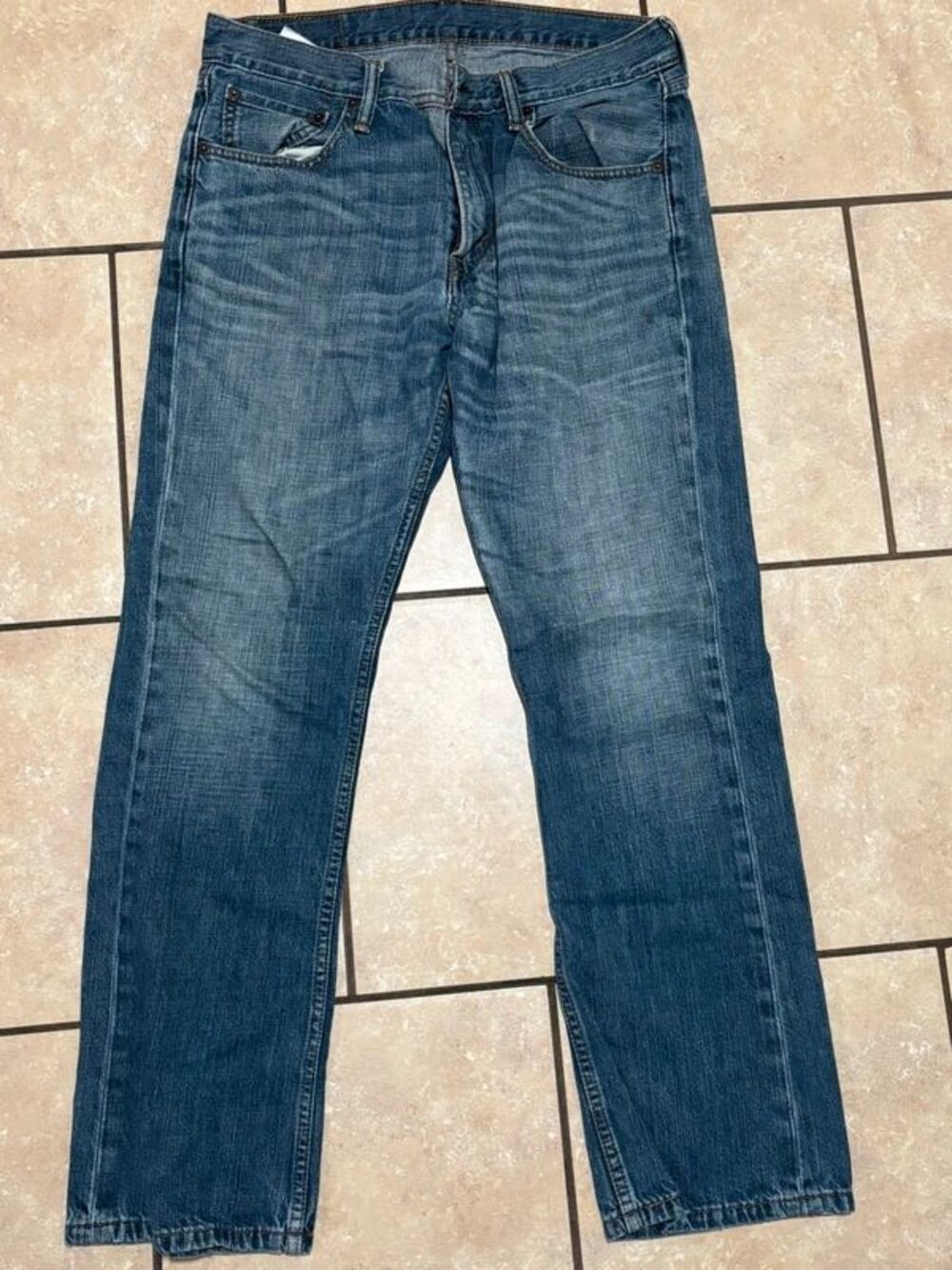 Levi's 527 Mens 32x30 Medium Wash Bootcut Jeans Slim Fit Five Pocket Denim - Picture 2 of 4